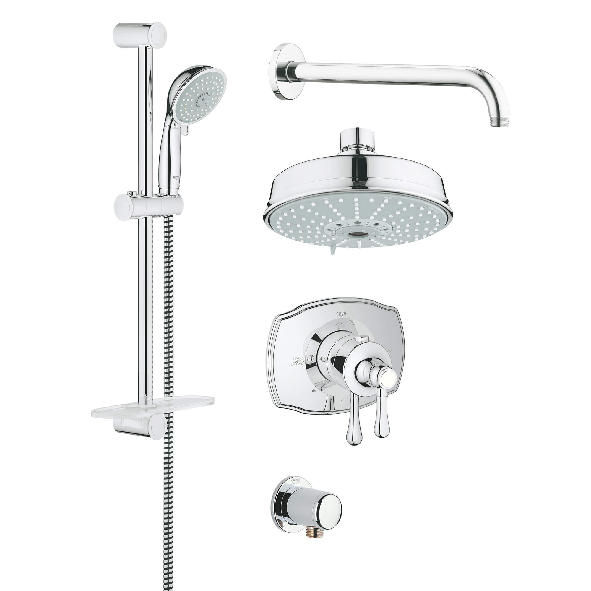 Thermostatic Shower Set, 2.5 gpm